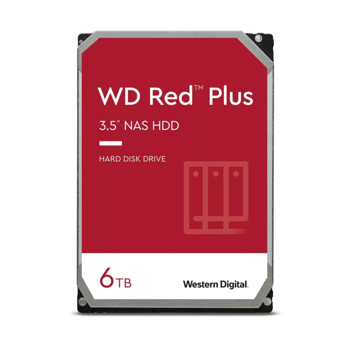 WESTERN DIGITAL WD RED PLUS 6TB 3.5 SATA 5400RPM